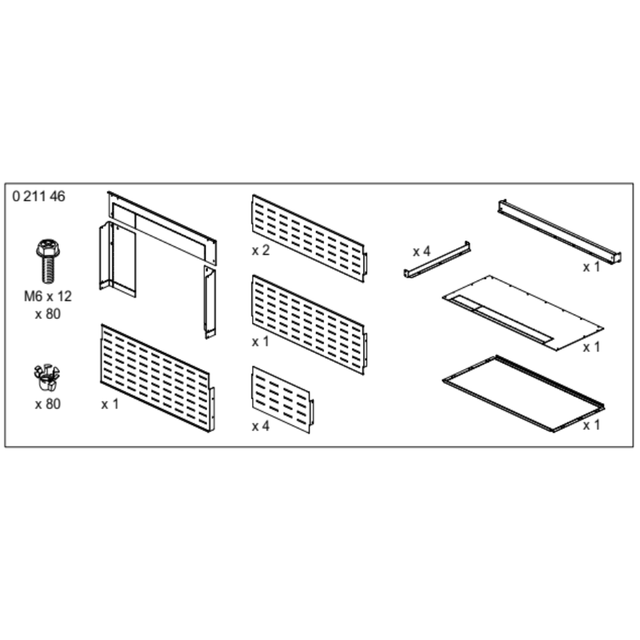 XL3 6300 ZESTAW DO KOMORY DLA DMX3 6300 (FORMA 4B), Legrand