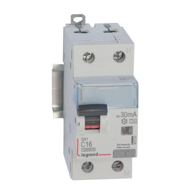 WYŁĄCZNIK RÓŻNICOWONADPRĄDOWY P 312 2P C 16A 30MA TYP A 10KA SERII DX3, Legrand