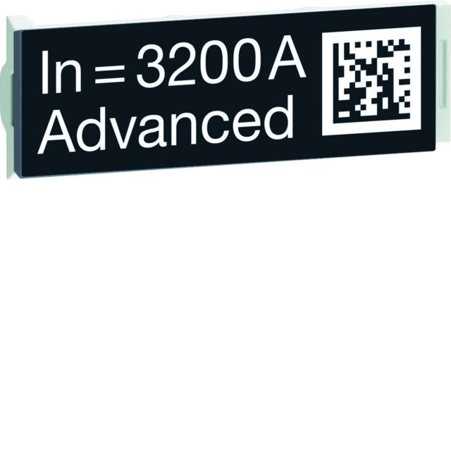 ACB HW4 Wtyczka z oznaczeniem znamionowym wyłącznika 3200A Advanced HWW712HSA HAGER
