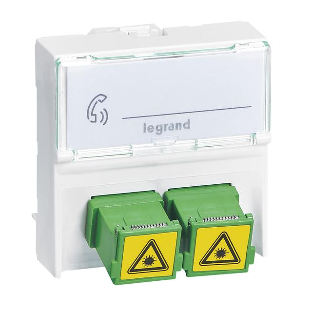 Lcs Gniazdo Z Przelotem Światłowodowym 2Xsc/Apc 078614 LEGRAND