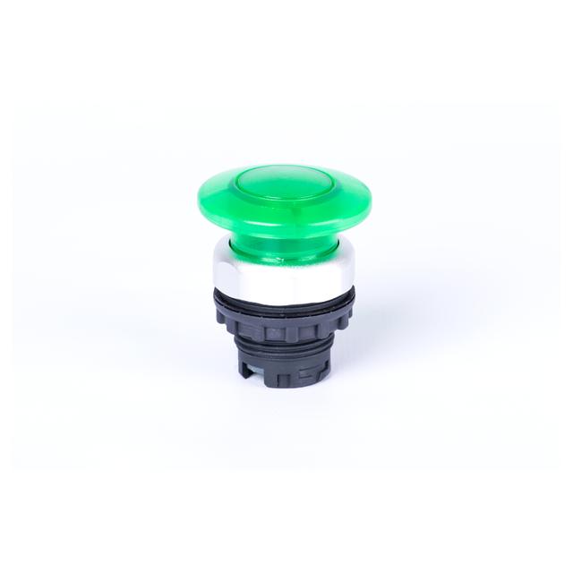 Ex9P1 MI g Przycisk grzybkowy 40mm z samopowrotem możliwość podświetlenia zielony 105641