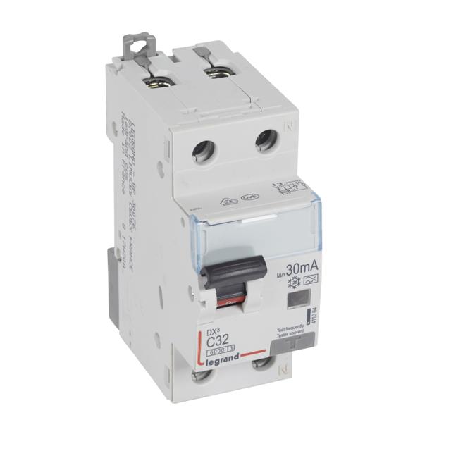 WYŁĄCZNIK RÓŻNICOWONADPRĄDOWY P 312 2P C 32A 30MA TYP A SERII DX3, Legrand