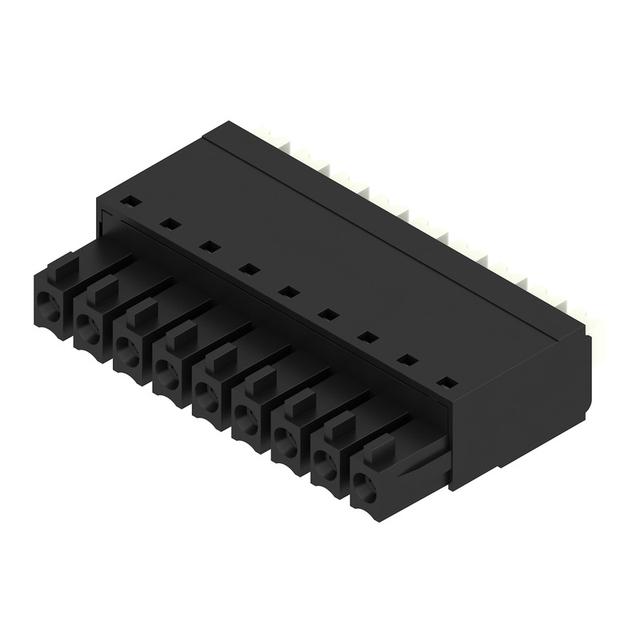 BCF 3.81/09/180 SN BK BX Wtyk PCB (złącze wiązki), listwa z gniazdami, 3.81 mm, Liczba biegunów: 9, PUSH IN, Złącze sprężynowe /50szt./ 1970040000 WEIDMÜLLER