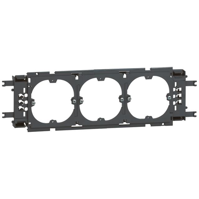 DLP ALU UCHWYT OSPRZĘT FI 60, 3 MECHANIZMY POKRYWA 85, Legrand