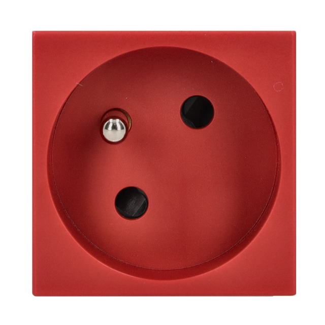 Simon Connect Gniazdo K45 z uziemieniem 16A/230V czerwony K02/6 KONTAKT