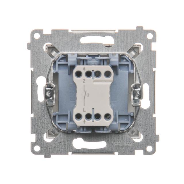 Simon 54 Przycisk „światło” 10A szybkozłączka brąz mat