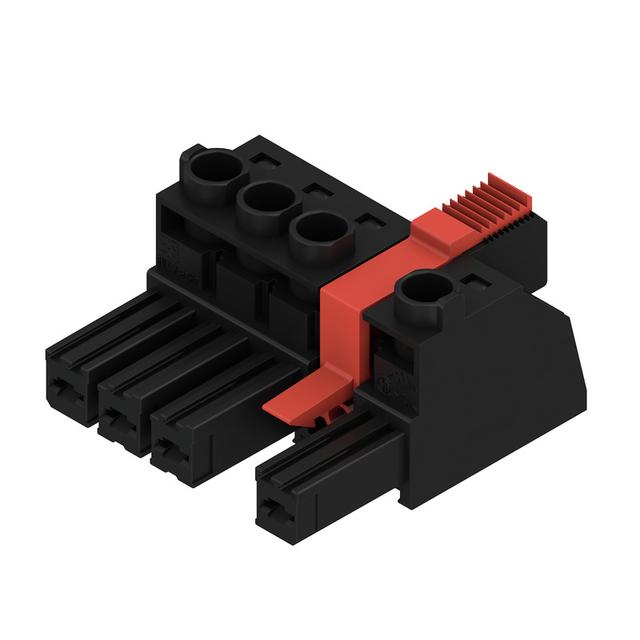 BVZ 7.62HP/04/180MF2 SN BK BX Złącze kablowe do płytek drukowanych /32szt./ WEIDMULLER