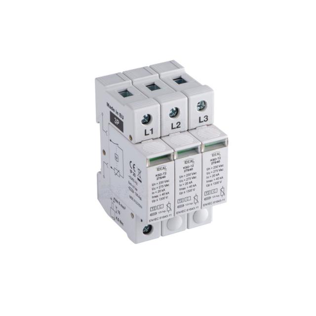 Ogranicznik przepięć KSD-T2 275/120 3P 23132 KANLUX