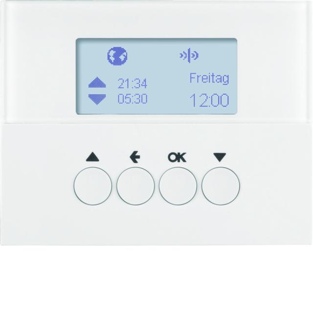 BERKER K.1 KNX RF quicklink Łącznik żaluzjowy czasowy do sterownika żaluzjowego i mechanizmu załączającego Berker.Net biały 85745179 HAGER