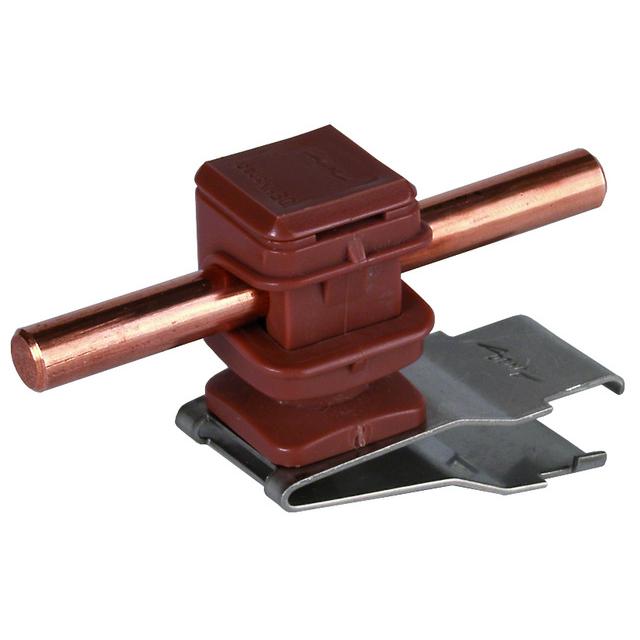 Wspornik FIRSTsnap, stal nierdzewna NIRO/ tworzywo, brązowy