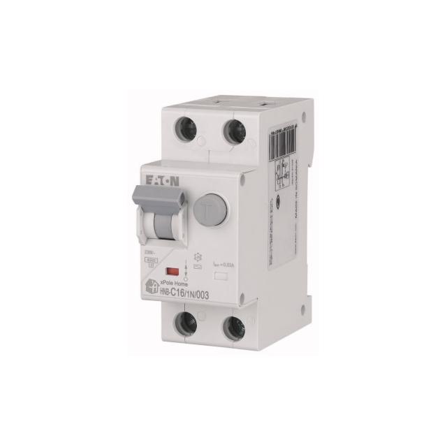 HNB-C16/1N/003 Wyłącznik różnicowonadprądowy 6kA C16A 1P+N 30mA typ AC 195127 EATON
