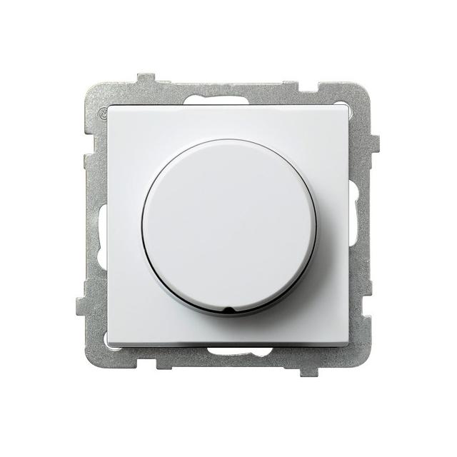 SONATA Ściemniacz uniwersalny do obciążenia żarowego, halogenowego oraz LED - kolor biały