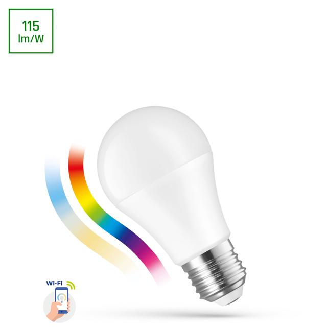 LED GLS 13W E-27 230V RGBW+CCT+DIM Wi-Fi SpectrumSMART