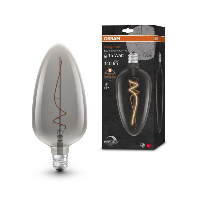 Lampa LED Vintage 1906 LED CL A125 dim 15 4W/818 E27