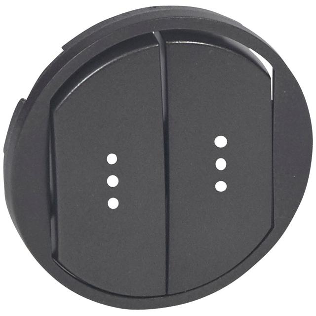 CELIANE - Klawisz Podwójny Podświetlany Grafitowy, Legrand