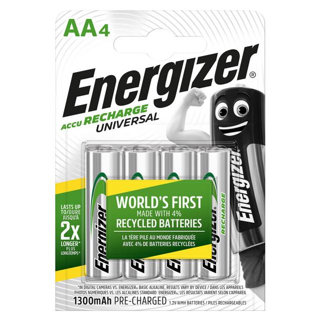 AKUMULATOR ENERGIZER UNIVERSAL AA HR6/4 szt. 1300mAh