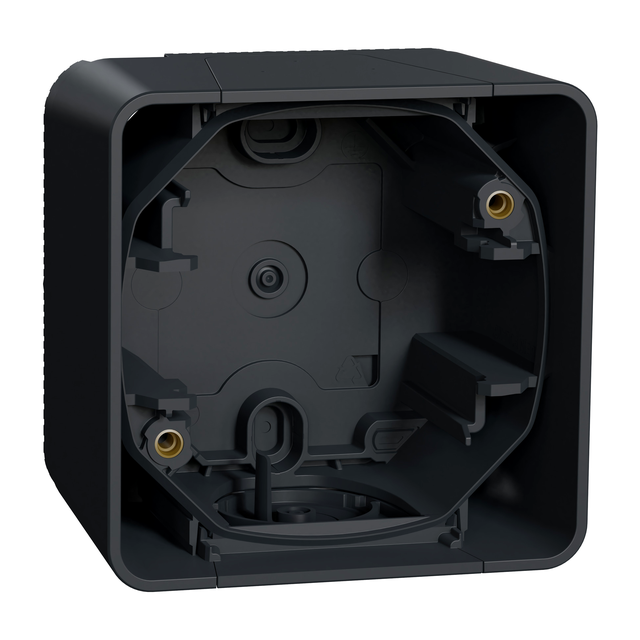 Mureva, podstawa naścienna pojedyncza, antracyt