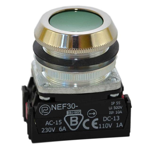 Przycisk NEF30-K2Y/W3 zielony W0-NEF30-K 2Y/W3 Z PROMET