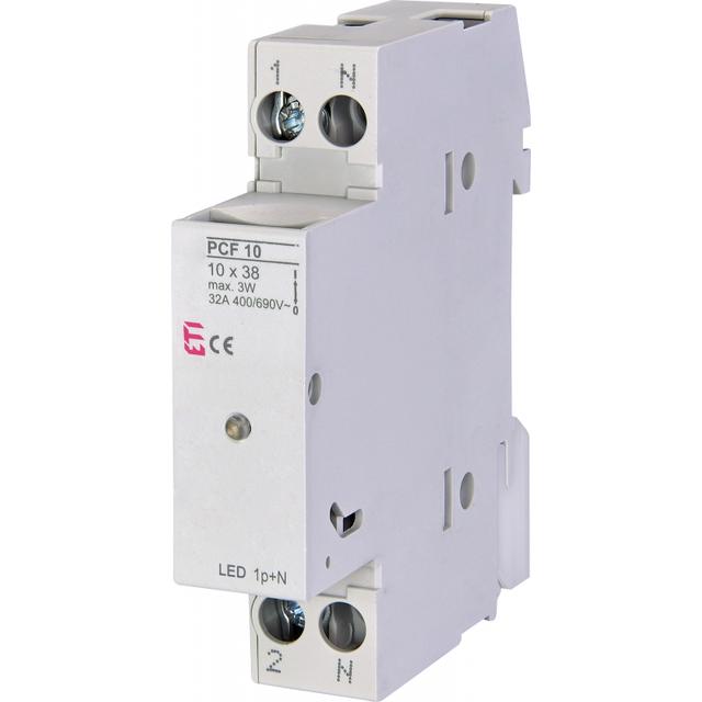 Rozłącznik bezpiecznikowy PCF 10 1P+N LED 002550012 ETI