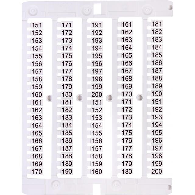 Oznacznik 151 do 200 (100 szt.) ES-NU0851151 003903080 ETI