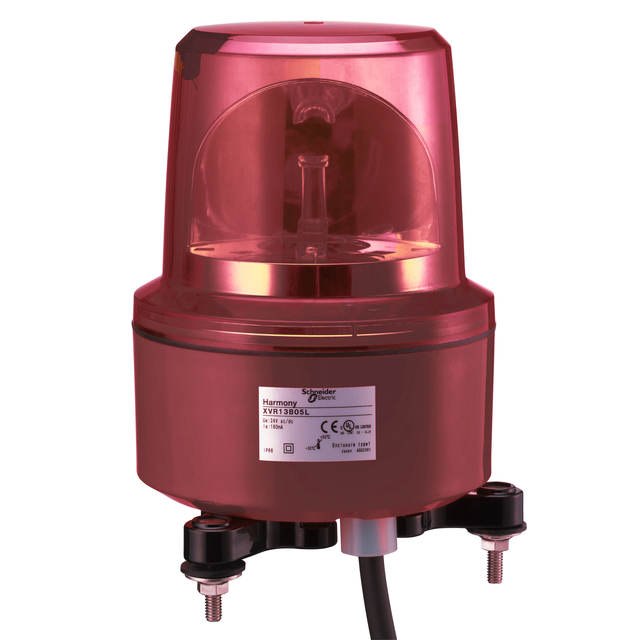 Harmony XVR Sygnalizator obrotowy 130mm czerwony 120VAC IP67 XVR13G04L Schneider