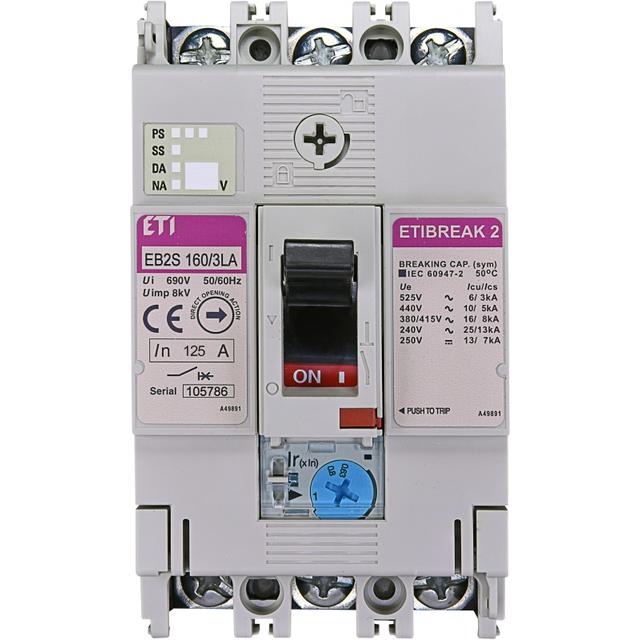 EB2S 160/3LA 125A 3p - Wyłącznik mocy ( 16kA) regul.term.