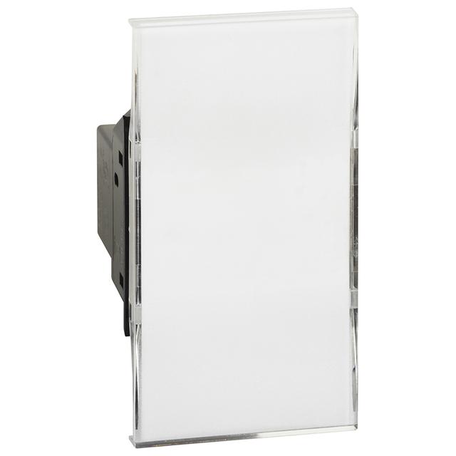 LIVING NOW - PRZYCISK Z PLAKIETKĄ OPISOWĄ-12V - 2 MODUŁY, Bticino