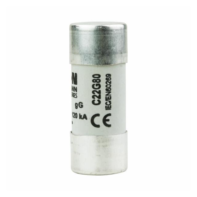 CYLINDRICAL FUSE 22 x 58 80A GG 500V AC Wkładka cylindryczna 22 x 58mm 80A GG 500V AC C22G80 EATON