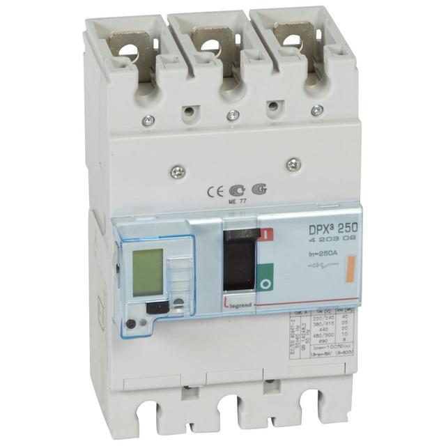Wyłącznik DPX3 250 El 3P 250A 25Ka 420309 LEGRAND