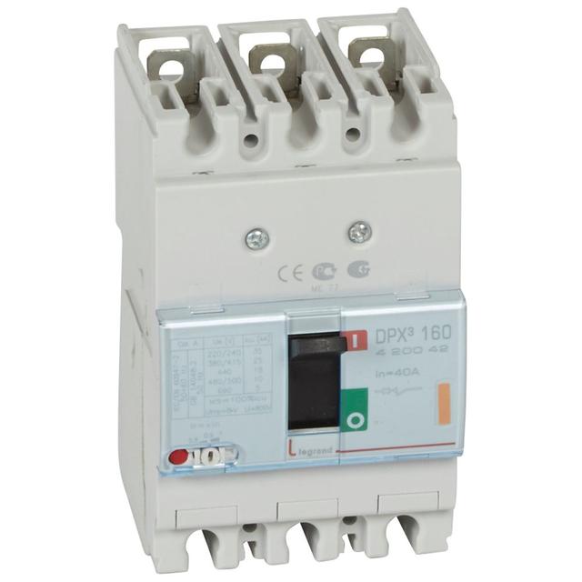 Wyłącznik DPX3 160 3P 40A 25Ka 420042 LEGRAND