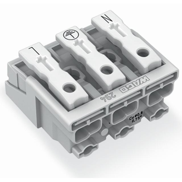 złączka zasilająca 3-biegunowa bez stopek bez styku PE