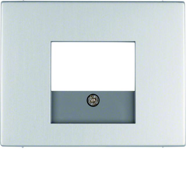 BERKER K.5 Płytka czołowa do gniazda głośnikowego i gniazda ładowania USB aluminium 10357003 HAGER