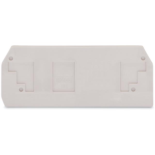 ścianka końcowa jasnoszara