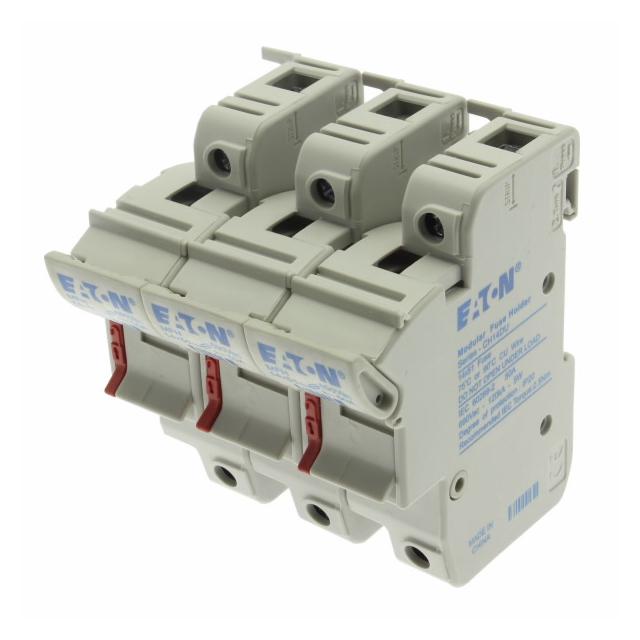 3 pole 14x51 MFH Podstawa wkładki cylindrycznej 14x51 3P 50A 690VAC CH143DU EATON