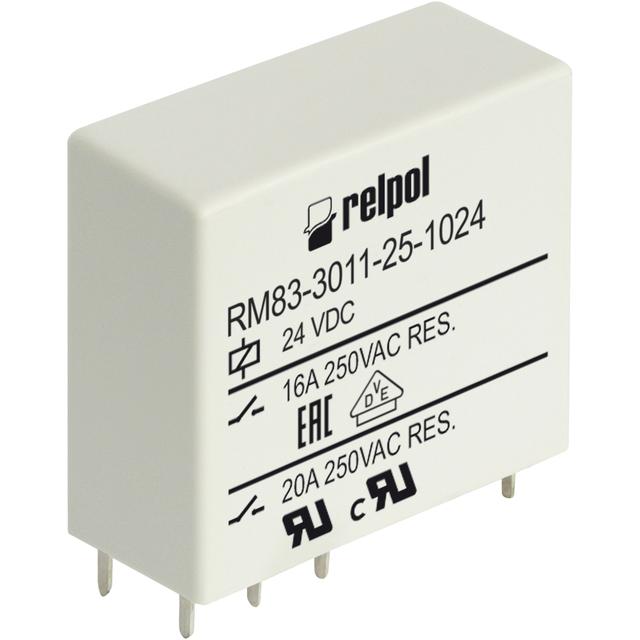 Przekaźnik miniaturowy 1P 10A 48V DC AgSnO2 PCB RM83‑3011‑25‑1048 863991 RELPOL