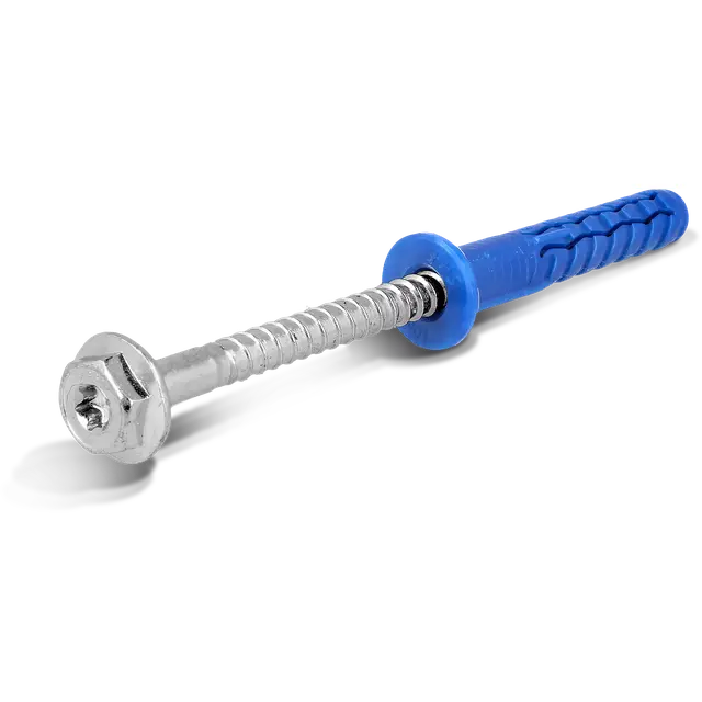 Kołek FFS ramowy poliamidowy z krótką strefą rozporu z kołnierzem 10x50mm i wkrętem z łbem heksagona R-FFS-N-10K050 RAWLPLUG
