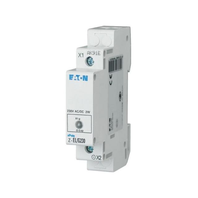 Z-EL/G230 Lampka modułowa pojedyncza zielona 110-240V AC/DC 284922 EATON