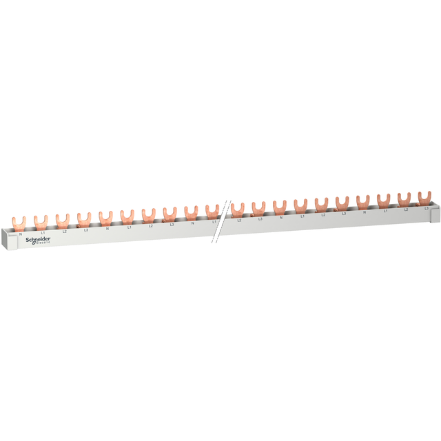 Szyna widełkowa K60 R9XFH457 63A 4-biegunowa 57 modułów