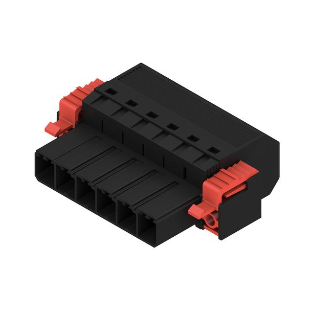 SVF 7.62HP/06/180FI SN BK BX Wtyk PCB (złącze wiązki), 7.62 mm, Liczba biegunów: 6, PUSH IN /25szt./ 1124790000 WEIDMÜLLER