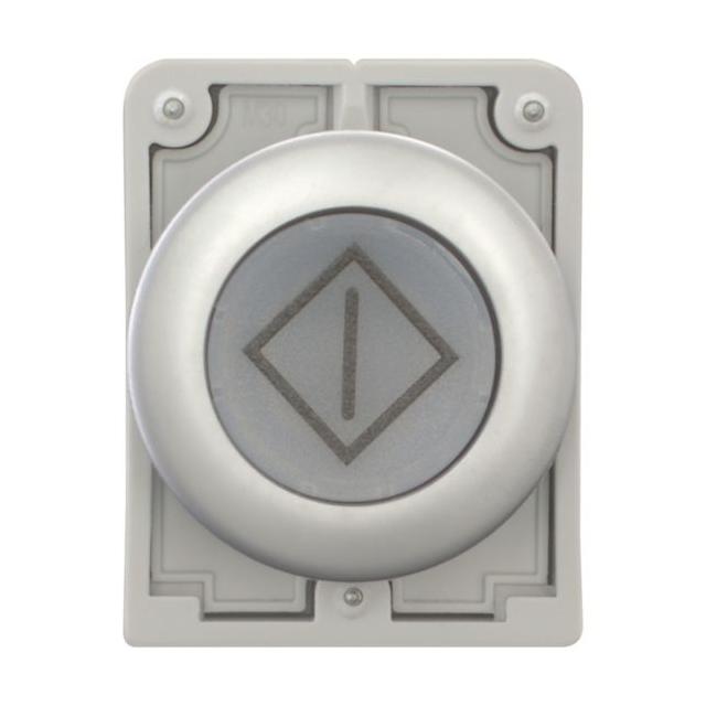 M30C-FDL-W-X100 Przycisk podświetlany 30mm płaski biały X100 z samopowrotem 182966 EATON