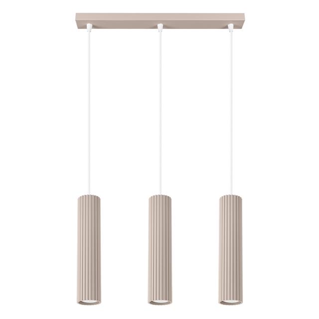SOLLUX Lampa wisząca KARBON 3L taupe ; SL.1774