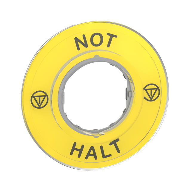 Harmony XB4 Etykieta do ESTOP /NOT HALT/ 3D ZBY9220 Schneider