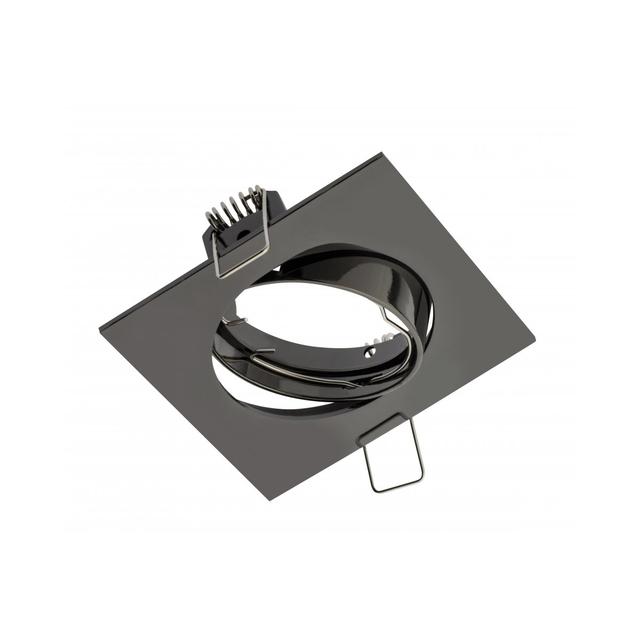 SUFITOWA OPRAWA PUNKTOWA PORTO - K Z REGULACJĄ, ODLEW, IP20, CZARNY CHROM, KWADRAT