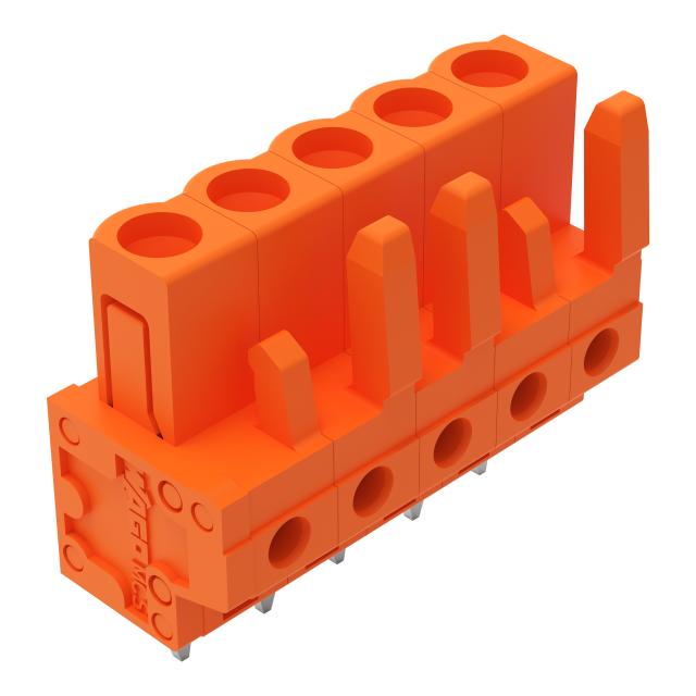 MCS-MIDI Classic gniazdo 5-bieg. pomarańczowe raster 5,08 mm /100szt./ WAGO