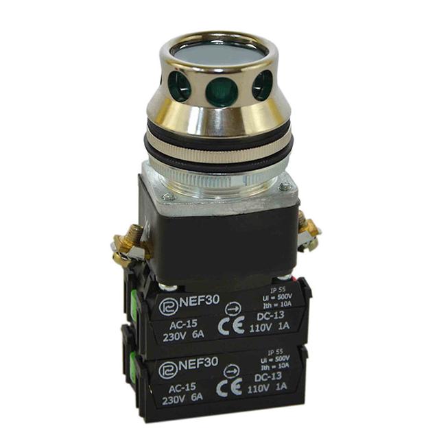 Przycisk NEF30-KL2X2Y/24V zielony W0-NEF30-KL 2X2Y Z PROMET