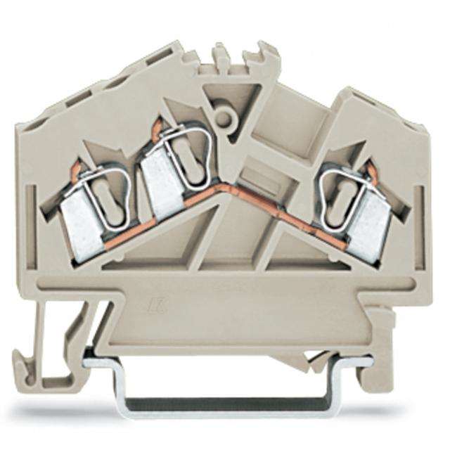 złączka 3-przewodowa Ex 2,5 mm2 jasnoszara