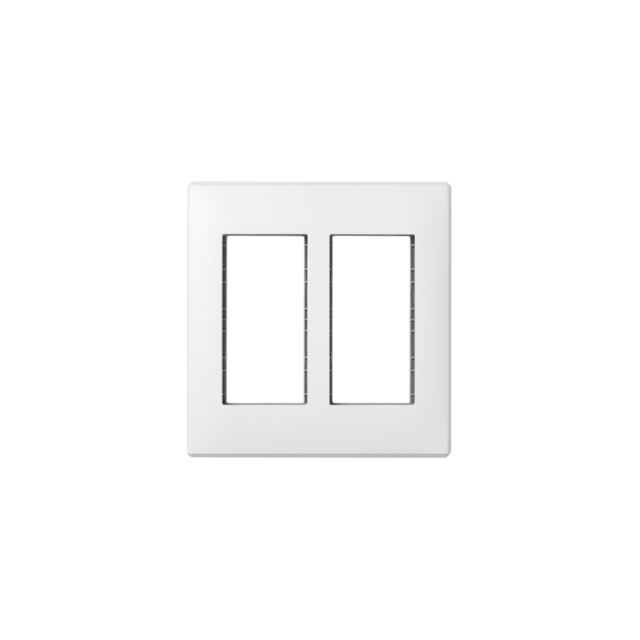 Simon Connect Ramka obudowy S500 2-modułowa 4x K45 czysta biel