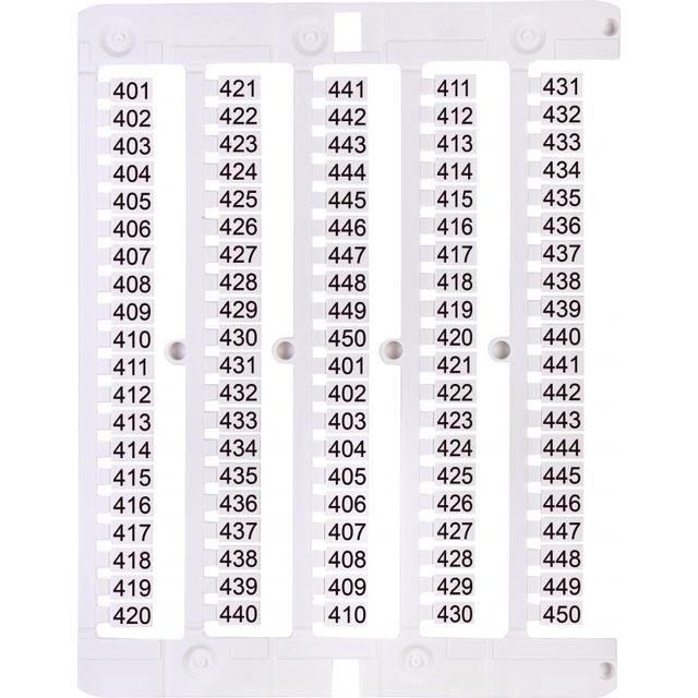 Oznacznik 401 do 450 (100 szt.) ES-NU0851401 003903085 ETI