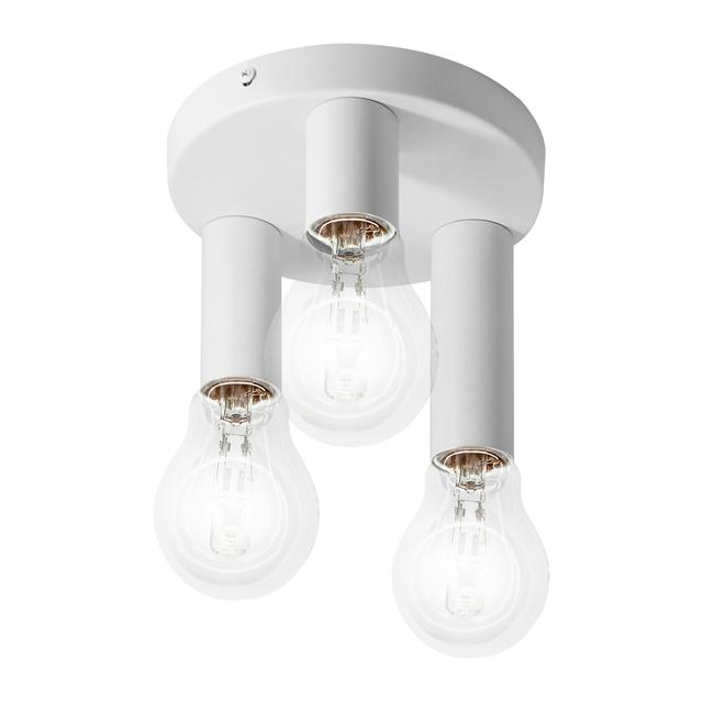 RIO SP 3, oprawa ścienno-sufitowa, E27 max. 3x60W, IP20, biała, okrągła