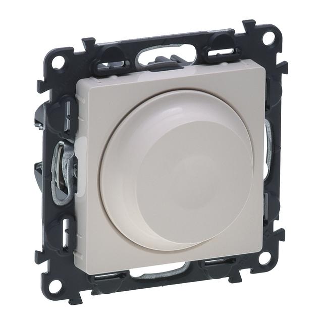 VALENA LIFE ŚCIEMNIACZ OBROTOWY BEZ ZACISKU NEUTRALNEGO KREMOWY 230 V~, Legrand